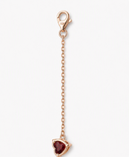 A solid 10k rose gold bracelet chain showing 10k hallmark, shown against a plain white background.